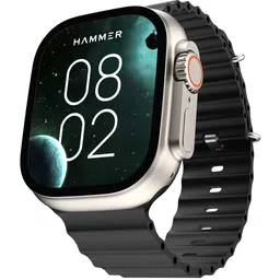 HAMMER Active 2.0 1.95 Inch Always On Display Bluetooth Calling Rotating Crown Smart Watch-28