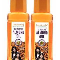Aryanveda Set of 2 Ayurvedic Almond & Olive Hair Oil with Neem & Bhringraj - 200 ml each-2