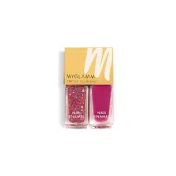 MyGlamm Two Of Your Kind Nail Enamel Duo Glitter Collection - Bring the Bling-46