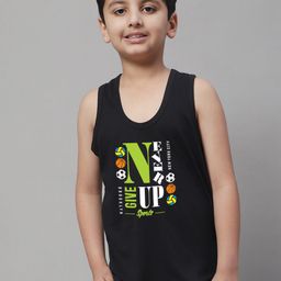 Friskers Boys Printed Pure Cotton Sports Innerwear Vest-image-56