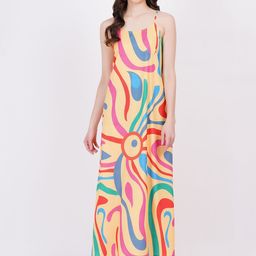 MINGLAY Printed A-Line Maxi Dress-image-41