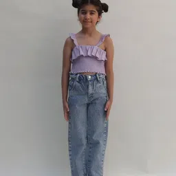 Jungleebilli Purple Striped Top-picture-49