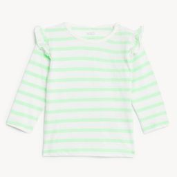 Marks & Spencer Girls Striped Pure Cotton Top-10