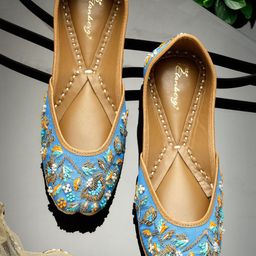 ELANBERG Embroidered Ethnic Mojaris-43
