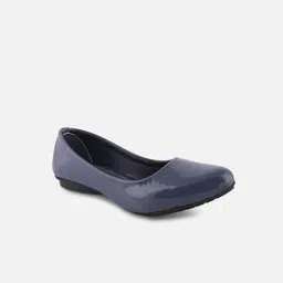 White World Girls Pointed Toe Ballerinas-image-15