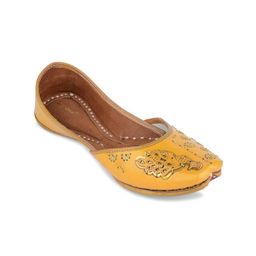 DESI COLOUR Embroidered Ethnic Leather Mojaris-picture-51