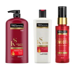 TRESemme Keratin Smooth Shampoo 1L + Conditioner 190ml + Anti-Frizz Hair Serum 50ml-8