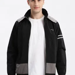 SHOWOFF Windcheater Bomber with Patchwork Jacket-image-64