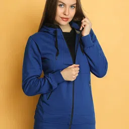 BAESD Women Fleece Lightweight Bomber with Patchwork Jacket-32