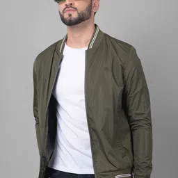 Crimsoune Club Mock Collar Bomber Jacket-picture-34