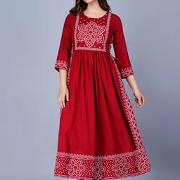 KALINI Bandhani Printed Kurta-image-15