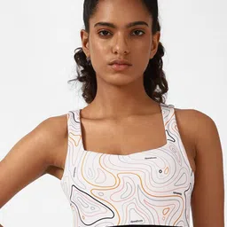 Reebok Yg Aop Printed Workout Bra-28