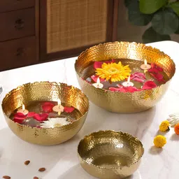 Nestasia 3 Pieces Textured Decorative Urli Bowlse-image-27