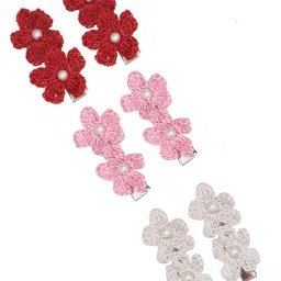 FUNKRAFTS Girls Set of 6 Embellished Alligator Hair Clips-image-76