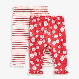 mothercare Infant Girls Pack of 2 Leggings-image-36