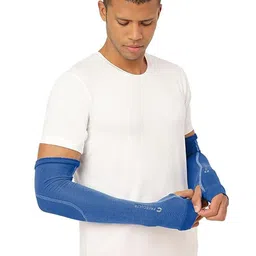 FREECULTR Unisex Set Of 5 Breathable Bamboo Cotton Antibacterial Arm Sleeves-0