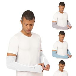 FREECULTR Unisex Set Of 4 Breathable Bamboo Cotton Antibacterial Arm Sleeves-4