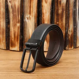 LOUIS STITCH Men Textured Leather Reversible Formal Belt-picture-58