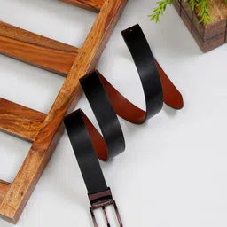 LOUIS STITCH Men Leather Reversible Formal Belt-image-96