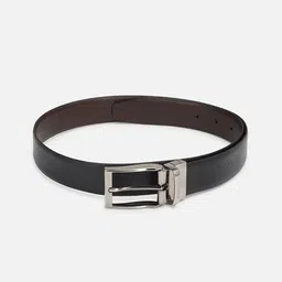 Allen Solly Men Black & Brown Textured Leather Reversible Formal Belt-picture-33
