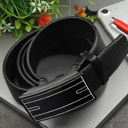 Kastner Men Textured Slider Buckle Closure Belt-image-77