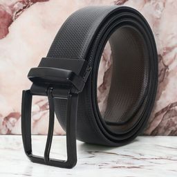 CRUSSET Men Textured Reversible Formal Belt-image-15