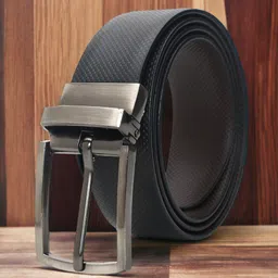 CRUSSET Men Textured Reversible Formal Belt-image-61