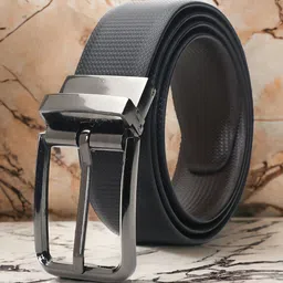 CRUSSET Men Textured Reversible Formal Belt-image-54