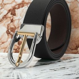 CRUSSET Men Textured Leather Formal Belt-picture-28