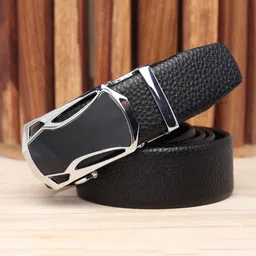 Kastner Men Textured Slider Buckle Closure Formal Belt-image-71