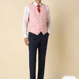 Allen Solly 3 Peice Single Breasted Slim Fit Formal Suit-picture-29