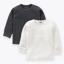 Aerowarm Boys Pack of 2 Striped Thermal Tops-picture-17