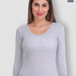 SELFCARE Pack Of 2 Round Neck Thermal Tops-image-74