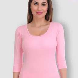 SELFCARE Pack Of 2 Round Neck Thermal Tops-image-54