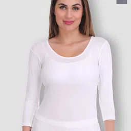 SELFCARE Pack Of 2 Round Neck Thermal Tops-image-64