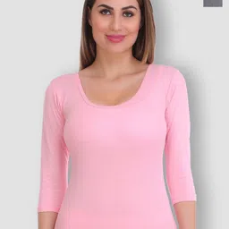 SELFCARE Pack Of 2 Round Neck Thermal Tops-image-63