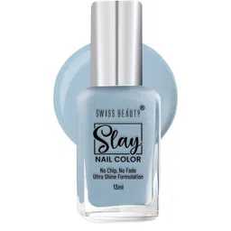 SWISS BEAUTY Slay Nail Color with No Chip No Fade Ultra Shine Formula 13ml - Sea Bed 17-43