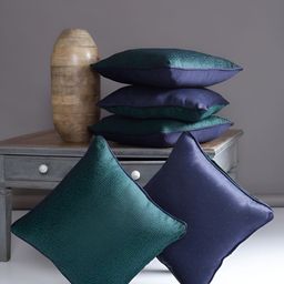 Aura Green & Blue 5 Pcs Abstract Square Cushion Covers-picture-8