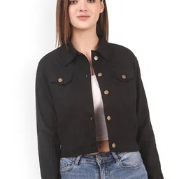 KASHIAN Spread Collar Lightweight Crop Tailored Jacket-36