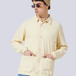 Maniac Spread Collar Fleece Shacket-50