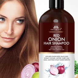 INTIMIFY Red Onion Hair Shampoo For Hair Growth & Hair Fall Control  - 200ml-56