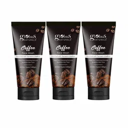 Globus naturals Set Of 3 Coffee Face Wash Enriched With Turmeric & Saffron - 100g Each-18