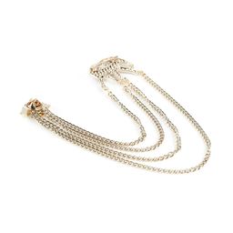 Alvaro Castagnino Men Gold-Toned & Black Stones-Studded Embellished Stylish Brooch Pin-image-21
