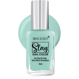 SWISS BEAUTY Slay Nail Polish with Ultra Shine Formula 13 ml - Tropical Green 43-image-28