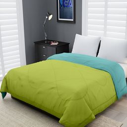 RF RELAXFEEL Green & Sea Green Heavy Winter 233 GSM Single Bed Quilt-image-41