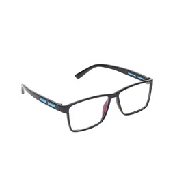 ALIGATORR Clear Lens & Black Square Sunglasses with UV Protected Lens AGR_AERO SQR BLK--53