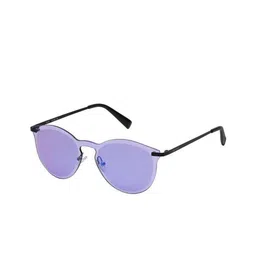 Fastrack Unisex Purple Lens & Purple Round Sunglasses with UV Protected Lens-51