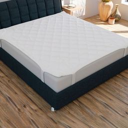 CURIOUS LIFESTYLE White Cotton King Waterproof Mattress Protector-image-56