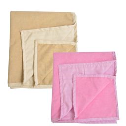 Adbeni Infants Beige & Pink 2 Pieces 210 GSM Waterproof Mattress Protectors-image-87