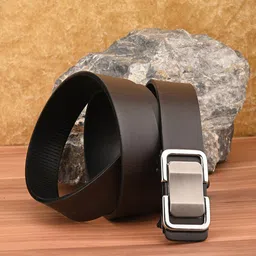 BuckleUp Men Textured Wide Belt-image-68